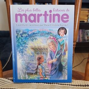 Martine Children's Book In F - Pink and Blue Illustrated Cover (CD not Included)